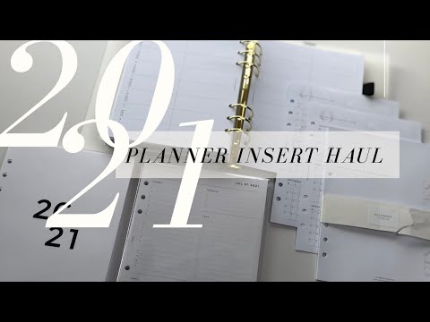 2021 Planner Haul - Pre-setup!