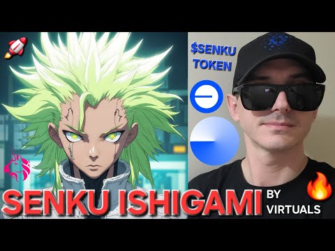 $SENKU - SENKU ISHIGAMI BY VIRTUALS TOKEN CRYPTO COIN HOW TO BUY BASE COINBASE BLOCKCHAIN AI AGENT