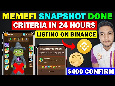 Memefi Snapshot Done & Token Claim Start | Memefi Listing On Binance? || MemeFi Airdrop Allocation