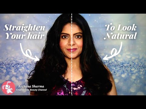 How To Straighten Your Hair With A Hair Straightener | Archana Sharma