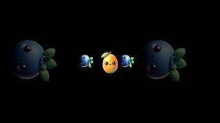 Funny Fruits Sensory Video Shorts #21 #highcontrast #BabySensory #babydiscovery #babyeducation