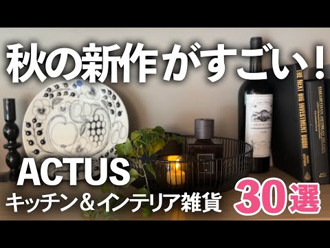 【キッチン＆インテリア雑貨】ACTUS秋の新作！買ってよかったもの＆おすすめ定番品30選【アクタス購入品紹介】