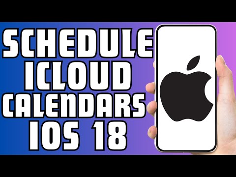 How To Schedule and Share iCloud Calendars in iOS 18