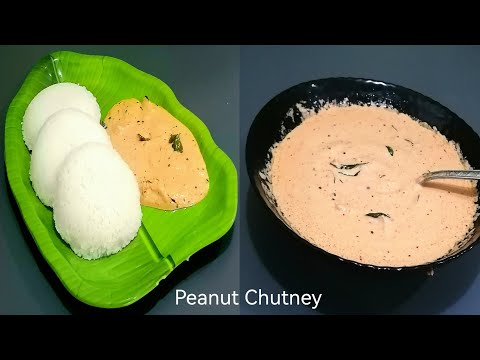 Peanut Chutney in English | Quick and Tasty Side for Idli Dosa & Uttapam | Groundnut Chutney