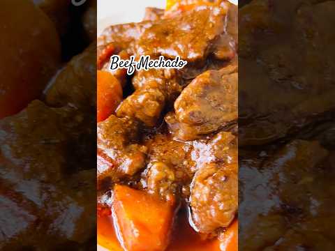 Beef Mechado Recipe #beefmechado #mechado #mechadongbaka #food #filipinofood #fyp