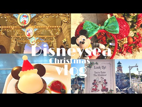 【ひとりディズニーvlog】クリスマス🎄の雰囲気をのんびり楽しむ🎅🏻🌟|tokyo disney sea