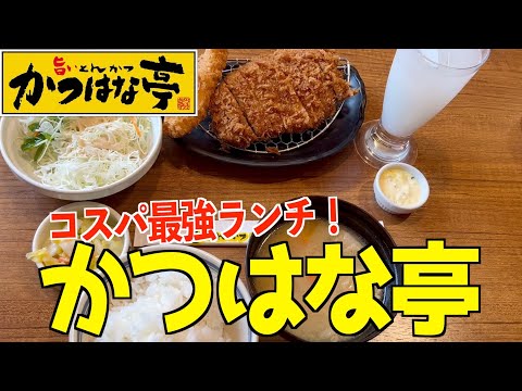 【コスパ最強かもしれん】とんかつならやっぱり、かつはな亭