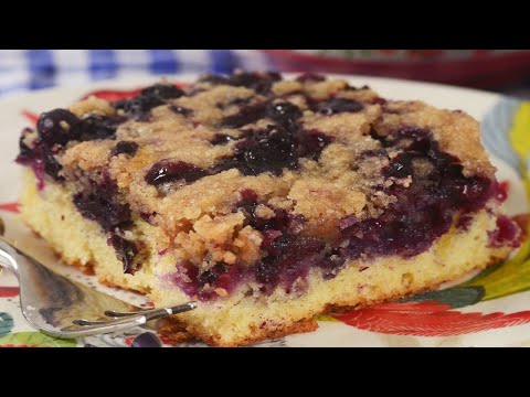 Blueberry Cake Recipe Demonstration - Joyofbaking.com