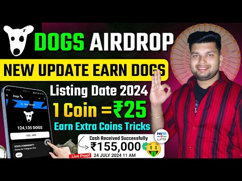 Dogs Airdrop New Update 2024 | Dogs Airdrop | Dogs Airdrop Withdrawal | Dogs Coin Airdrop