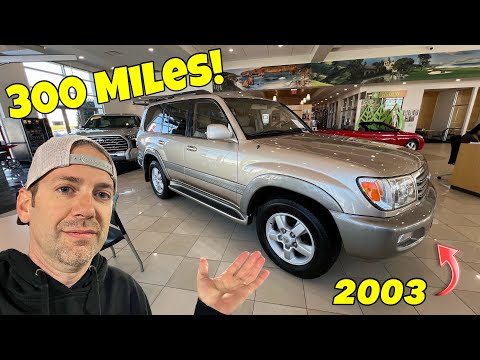 BRAND NEW 21 Year Old TOYOTA LAND CRUISER has 300 MILES!