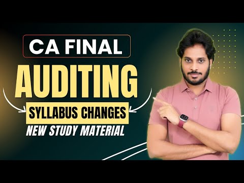 SYLLABUS CHANGES | CA FINAL AUDIT | MAY 2025