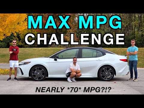 We Hyper-Mile Our New 2025 Toyota Camry Hybrid & You'll be Surprised! (EXTREME MPG)