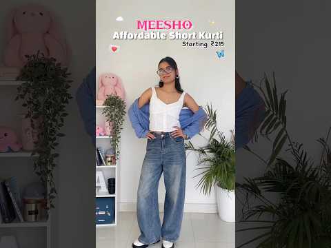 Meesho Short Kurti Haul Starting ₹215 ‼️#shorts #shortkurti #meeshokurti #meeshohaul #kurti #meesho