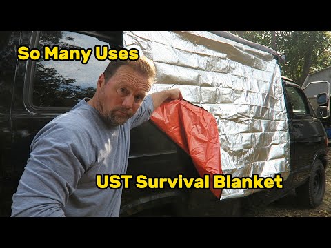 📽️ UST Survival Blanket Review ~ Reflective and Versatile Emergency Gear!