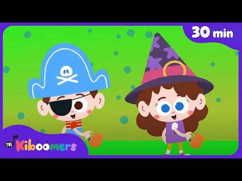 Halloween Floor is Lava & More Halloween Songs for Kids | 30+min Comp | The Kiboomers