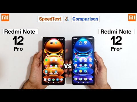 Redmi Note 12 Pro 5g vs Redmi Note 12 Pro Plus 5g Comparison and Speed Test | Dimensity 1080 vs 1080