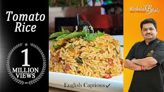 Venkatesh bhat makes Tomato rice | thakkali sadam recipe in tamil | how to make tomato rice