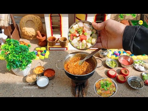 Miniature Mixed Veg Recipe | Dhaba Style Mix Vegetable Recipe |Tiny Mix Veg Sabzi |Miniature cooking