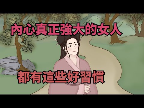 一個內心真正強大的女人，都有這些好習慣，很厲害【諸子國學】#國學#為人處世#識人術#交往#生活經驗