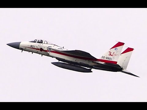 岐阜基地　F15#801 スぺマ　新色になりハイレートクライムで鮮烈デビュー　2024.10.24