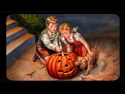 1950s Cozy autumn with oldies playing in another room 🎃 relax/chill/study/sleeping