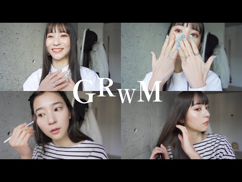 【GRWM】人生初のMCの仕事に行く前の準備🌱/最近の話/冬メイク/コーデ紹介