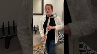 Some vertical bass flute love! #fcny #flute #flutist #fluteinstrument #music #fluteplayer