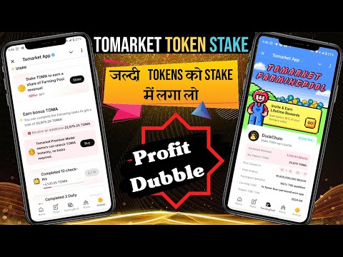 Tomarket Stake FarmingPool DuckChain | Toma Pool Airdrop Details 2 November 2024 #tomato