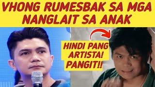 VHONG NAVARRO RUMESBAK SA MGA NANGLAIT SA ANAK NA SI YCE NAVARRO!