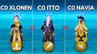 Who is the BEST GEO DPS?? Xilonen vs Navia vs Itto ! [ Genshin Impact ]