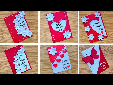 5 Amazing DIY Teacher's Day Card Ideas | Happy Teacher's Day Crafts | Teachers Day Cards 2024