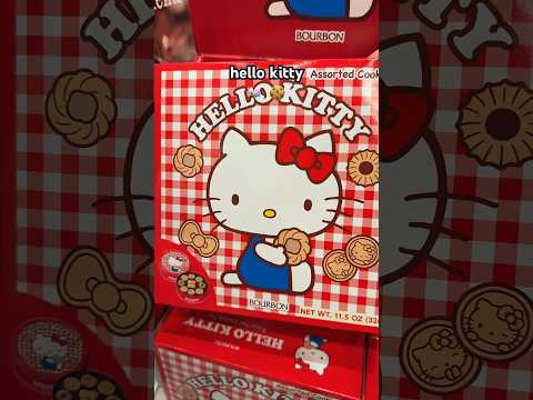 🥰 cute #hellokitty sweets & cookies #cutefood #sanrio #groceryshopping