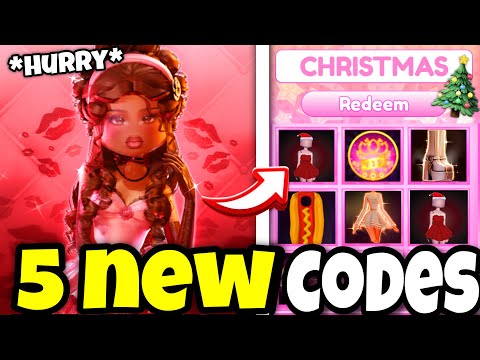 ALL 5 NEW *SECRET CODES* + *FREE VIP* IN DRESS TO IMPRESS | (Roblox DTI Codes)🎄