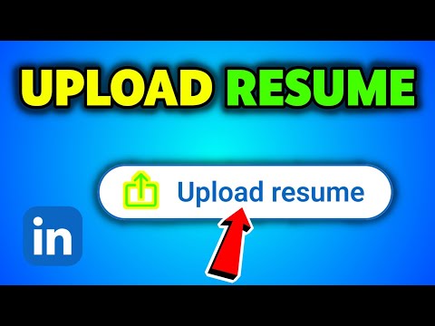 How To Upload Resume on LinkedIn (EASY)