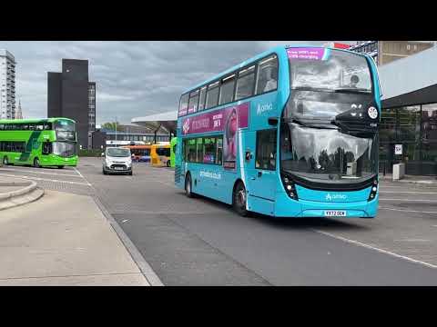 Buses at St Margaret's Bus Station, Leicester - Tuesday 11th June 2024