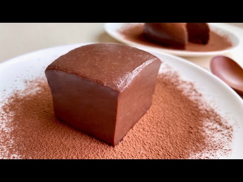 [No gelatin] How to make chocolate pudding with easy ingredients