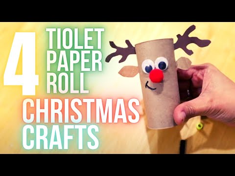 Toilet Paper Roll Crafts | Easy and Cute Christmas Crafts Ideas for Kids