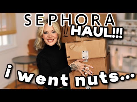 BIGGEST SEPHORA HAUL OF MY LIFE!!! Sephora VIB Sale Haul and TRY ON