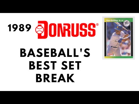 1989 Donruss Baseball's Best Sealed Set Break