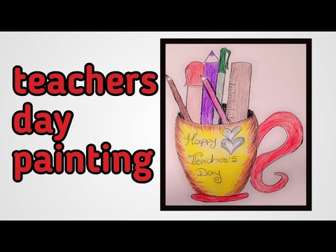 Teachers Day Drawing For Beginners Easy/Teachers Day Drawing/Step by Step Drawing Tutorial