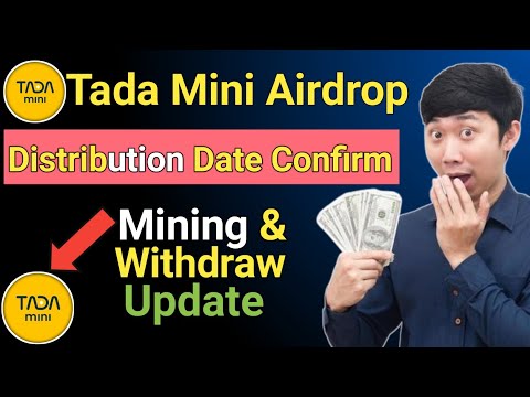 Tada Mini Airdrop listing date || Tada Mini airdrop withdrawal || Tada Mini airdrop listing update