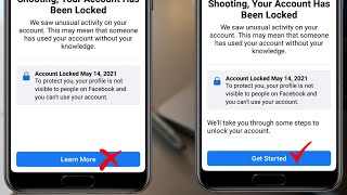 Your Account Has been Locked Facebook Learn More Problem |Facebook Locked Account Learn More Problem