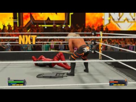 WWE 2K23 NXT DEADPOOL VS LEXIS KING SINGAPORE CANE MATCH!!!!!!!!!!