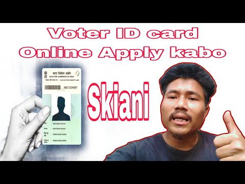 Voter ID card Online Apply kabo ll Noko Donge Skiani Tutorial