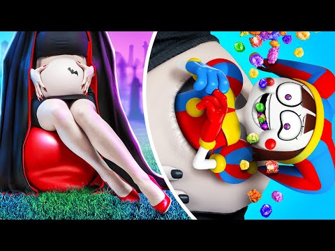 Vampire is pregnant with Pomni babies?! 🤡🤰 Best Pregnancy Hacks and Gadgets