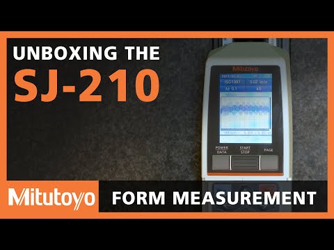 Unboxing the Mitutoyo SJ-210 Portable Surface Roughness Tester!