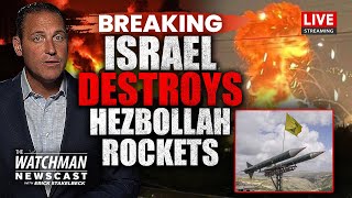 Israel MASSIVE Lebanon Airstrikes SMASH Hezbollah Rocket Arsenal | Watchman Newscast LIVE