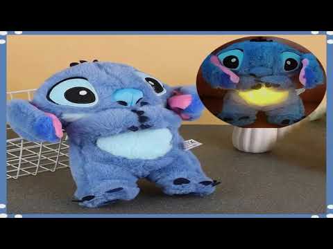 Kawaii Stitch Plush Doll Baby Sleeping Companion Sound Soothing Musical  Kawaii