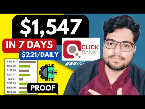 $221 Daily Using Affiliate Marketing | ClickBank For Beginners 2024 | Facebook Ads + AI | In Hindi