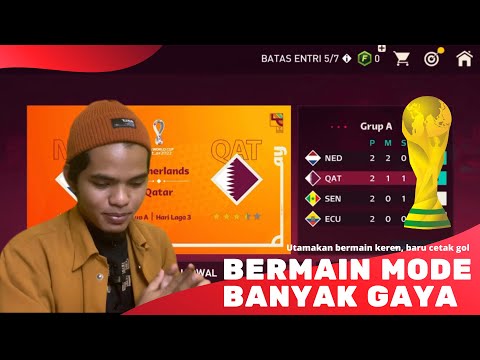 QATAR VS SENEGAL - penyisihan grup FIFA WORLD CUP (keren dulu,menang belakangan) fifa Mobile 2022